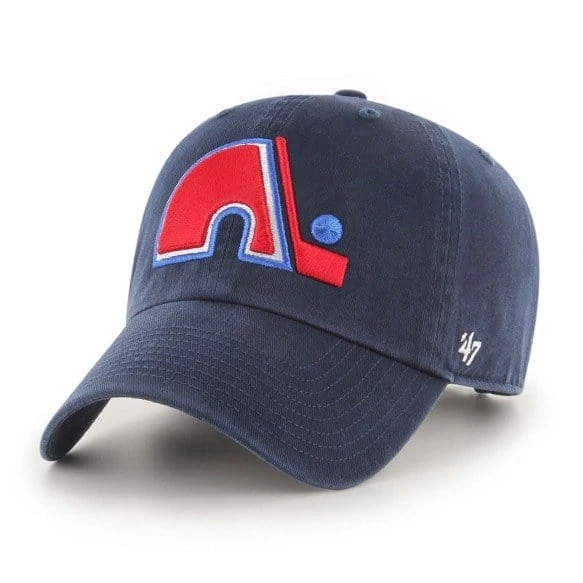 '47 BRAND Quebec Nordiques - 47 Brand NHL Clean Up Adjustable Hat 1 '47 BRAND Quebec Nordiques - 47 Brand NHL Clean Up Adjustable Hat