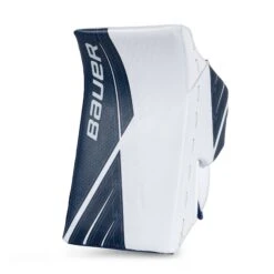 Bauer Supreme UltraSonic Senior Goalie Blocker -Bauer Store bauer blockers bauer supreme ultrasonic senior goalie blocker white blue regular 28741216895042