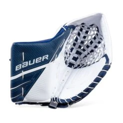 Bauer Supreme UltraSonic Senior Goalie Catcher -Bauer Store bauer catchers bauer supreme ultrasonic senior goalie catcher white blue regular 28743622000706