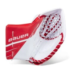 Bauer Supreme UltraSonic Senior Goalie Catcher -Bauer Store bauer catchers bauer supreme ultrasonic senior goalie catcher white red regular 30351230140482
