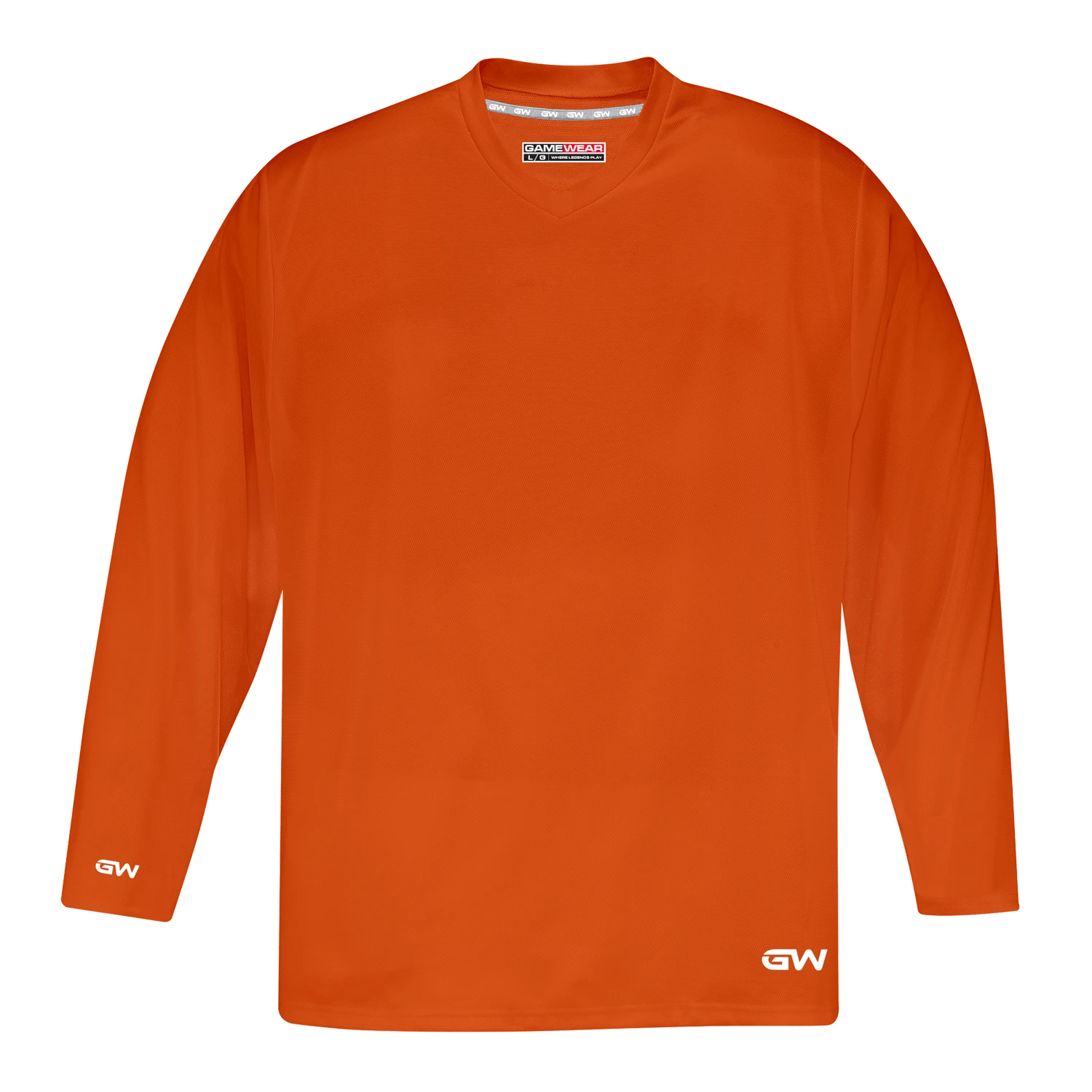 GameWear GW5500 ProLite Series Senior Hockey Practice Jersey - Orange 1 GameWear GW5500 ProLite Series Senior Hockey Practice Jersey - Orange