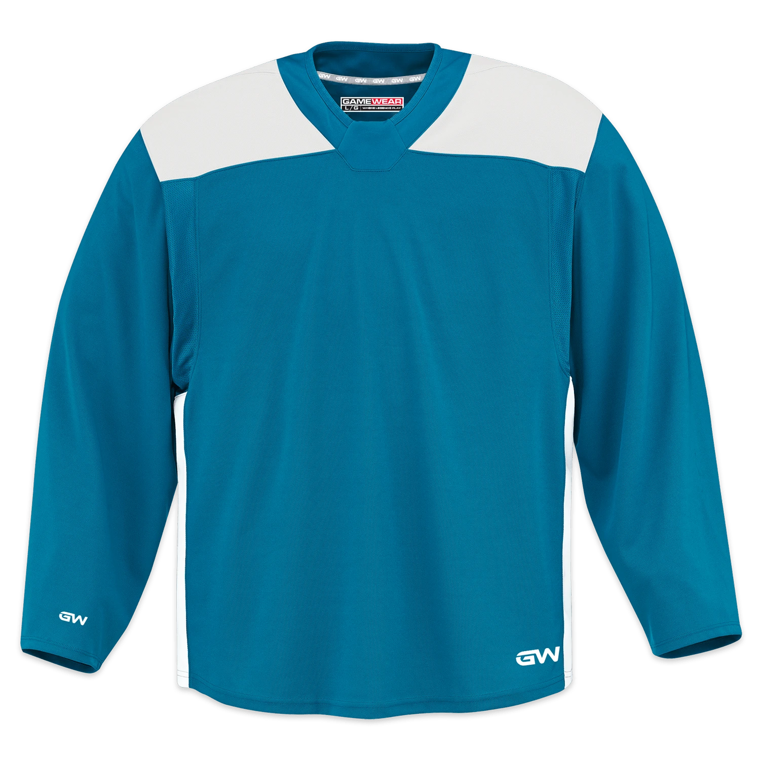 GameWear GW6500 ProLite Series Junior Hockey Practice Jersey - Turquoise / White 1 GameWear GW6500 ProLite Series Junior Hockey Practice Jersey - Turquoise / White