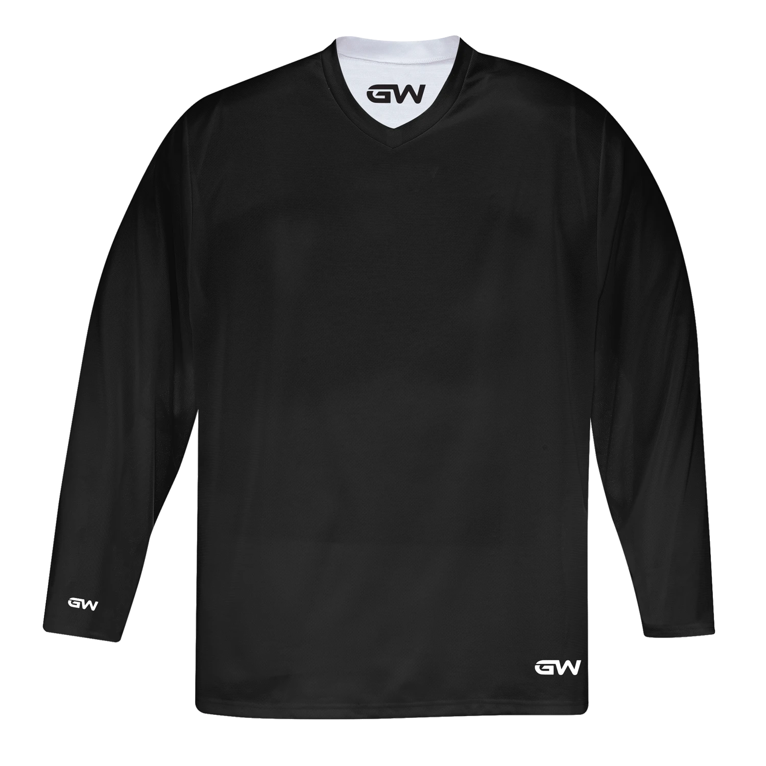 GameWear GW7500 ProLite Series Reversible Senior Hockey Practice Jersey - Black / White 1 GameWear GW7500 ProLite Series Reversible Senior Hockey Practice Jersey - Black / White