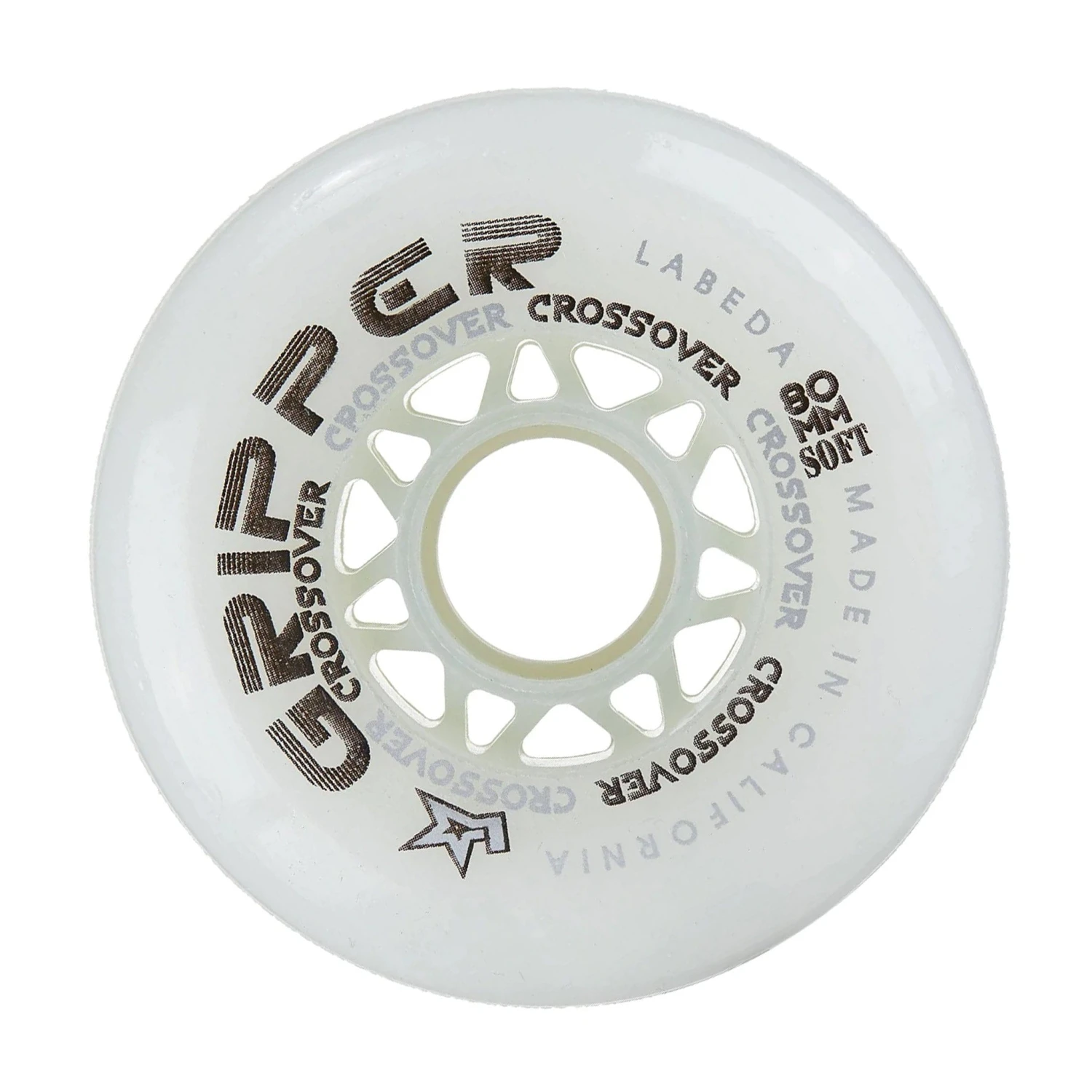Labeda Gripper Roller Hockey Wheels - White (76A) 1 Labeda Gripper Roller Hockey Wheels - White (76A)