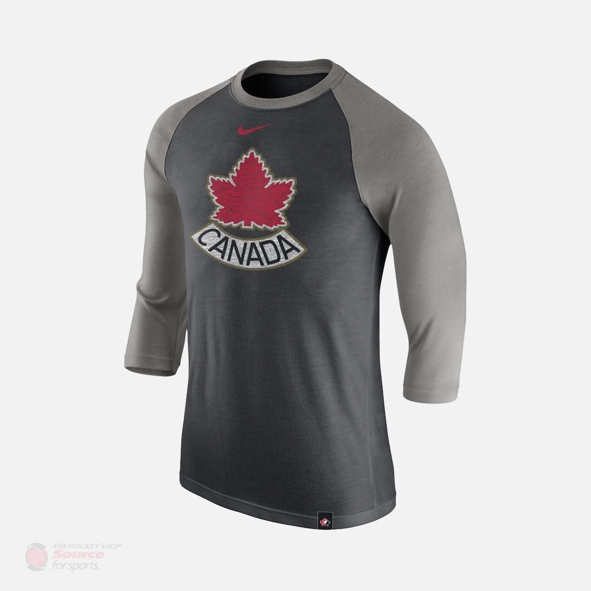 Hockey Canada Nike Tri-Blend 3/4 Sleeve Mens Shirt 2 Hockey Canada Nike Tri-Blend 3/4 Sleeve Mens Shirt - Image 2