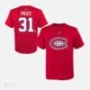 Montreal Canadiens Outer Stuff Name & Number Youth Shirt - Carey Price