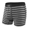 Saxx Ultra Boxers - Black Crew Stripe