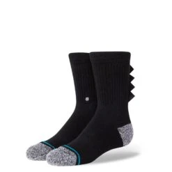 Stance Kids STP Dino Day Socks -Bauer Store stance apparel socks lifestyle stance kids stp dino day socks black m 30328640274498