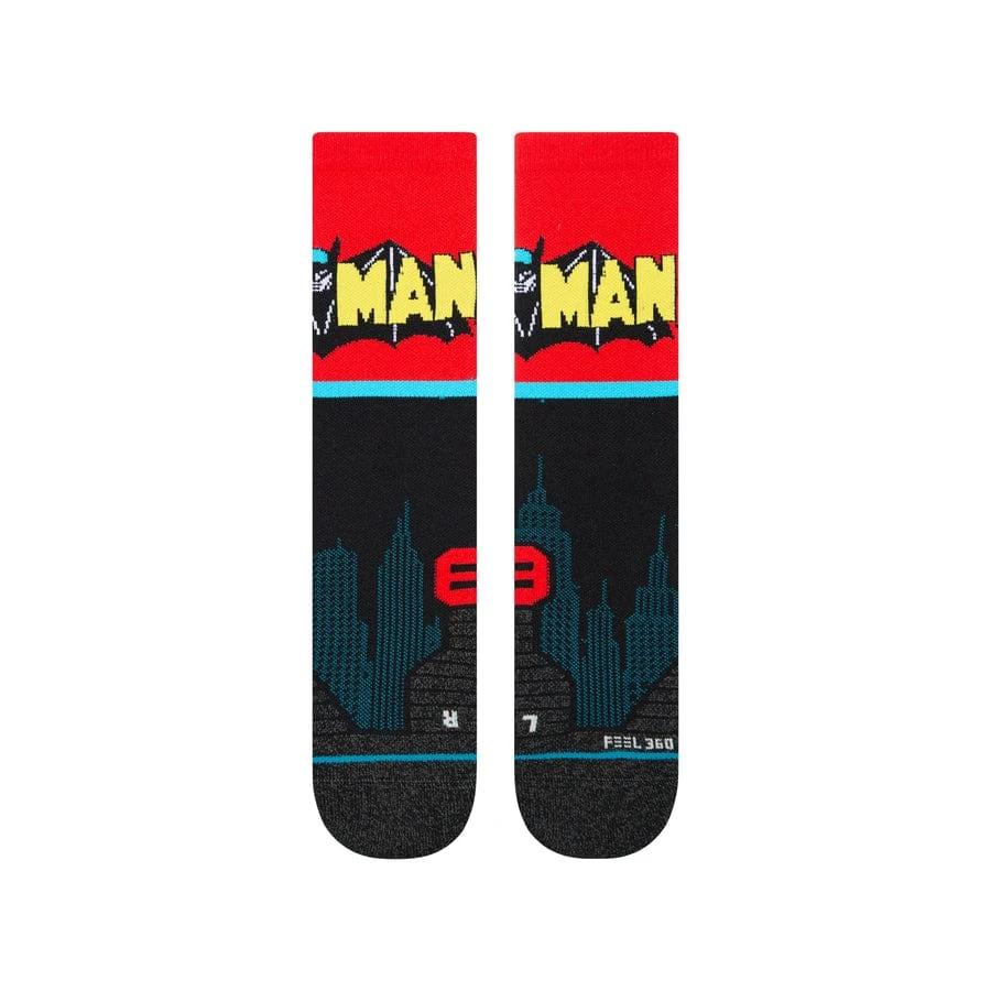Stance Athlete Batman Comic Mid Socks 3 Stance Athlete Batman Comic Mid Socks - Image 3