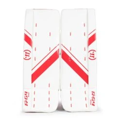 Warrior Ritual G4 Youth Goalie Leg Pads -Bauer Store warrior leg pads warrior ritual g4 youth goalie leg pads white red 19 5 28744343158850