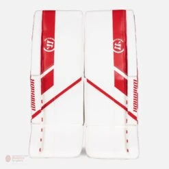Warrior Ritual G5 Junior Goalie Leg Pads -Bauer Store warrior leg pads warrior ritual g5 junior goalie leg pads white red 24 1 14836018774082